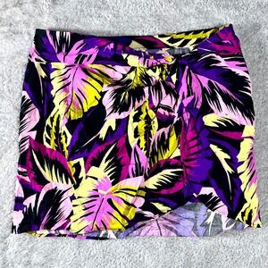 Future Collective Alani Noelle A-Line Mini Skirt Womens 18 Botanical Floral